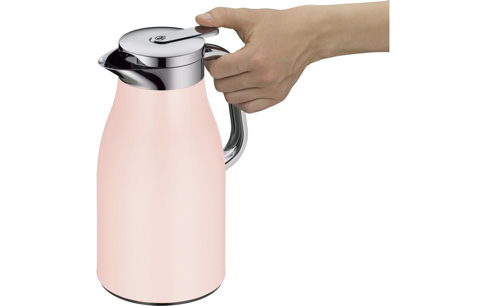 Alfi Thermoskanne – 1 l, H 21,5 cm, Edelstahl, Rosa