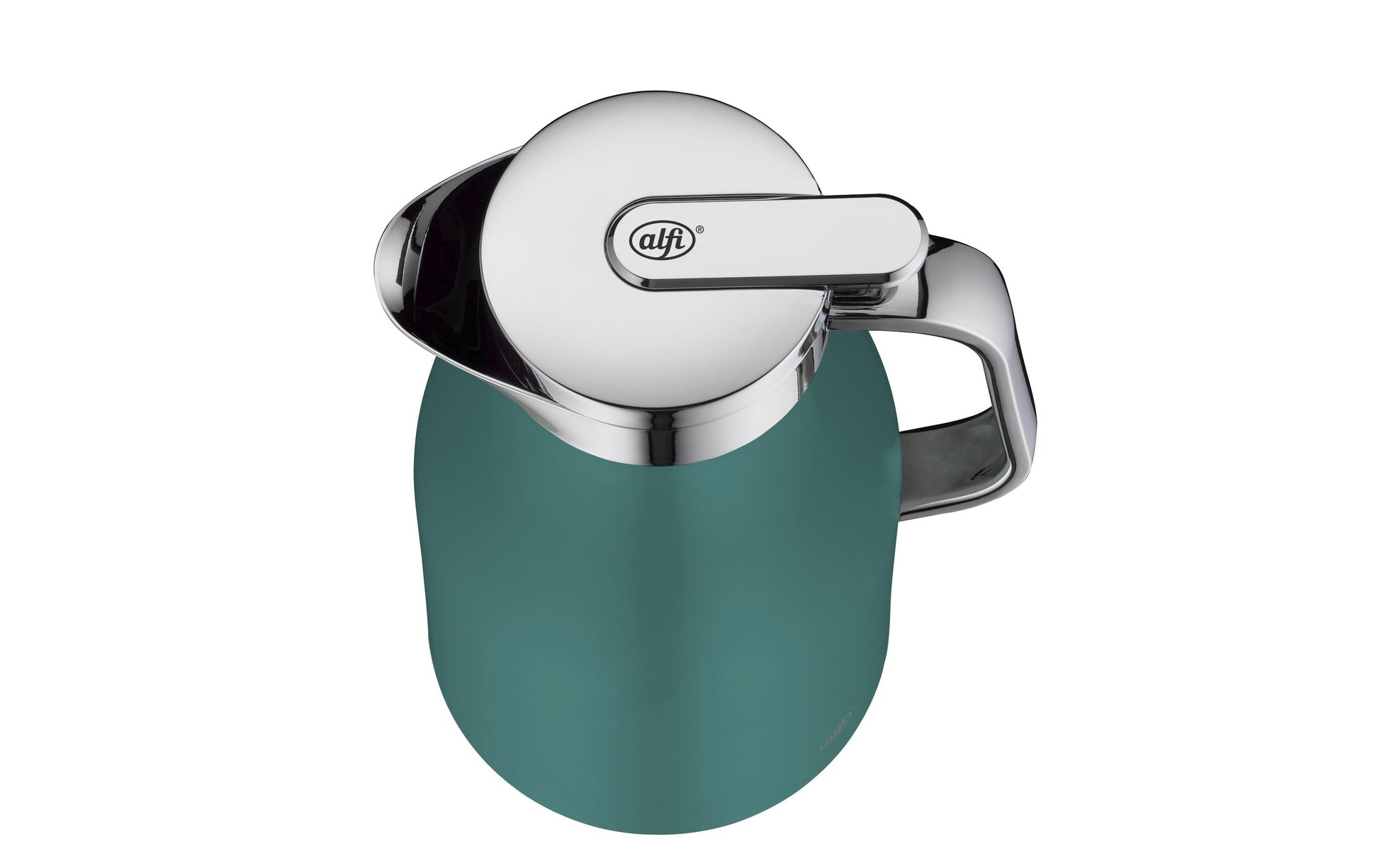 Alfi Thermoskanne Skyline – 1 l, Edelstahl, Grün, mit Deckel, vakuumisoliert, BPA-frei