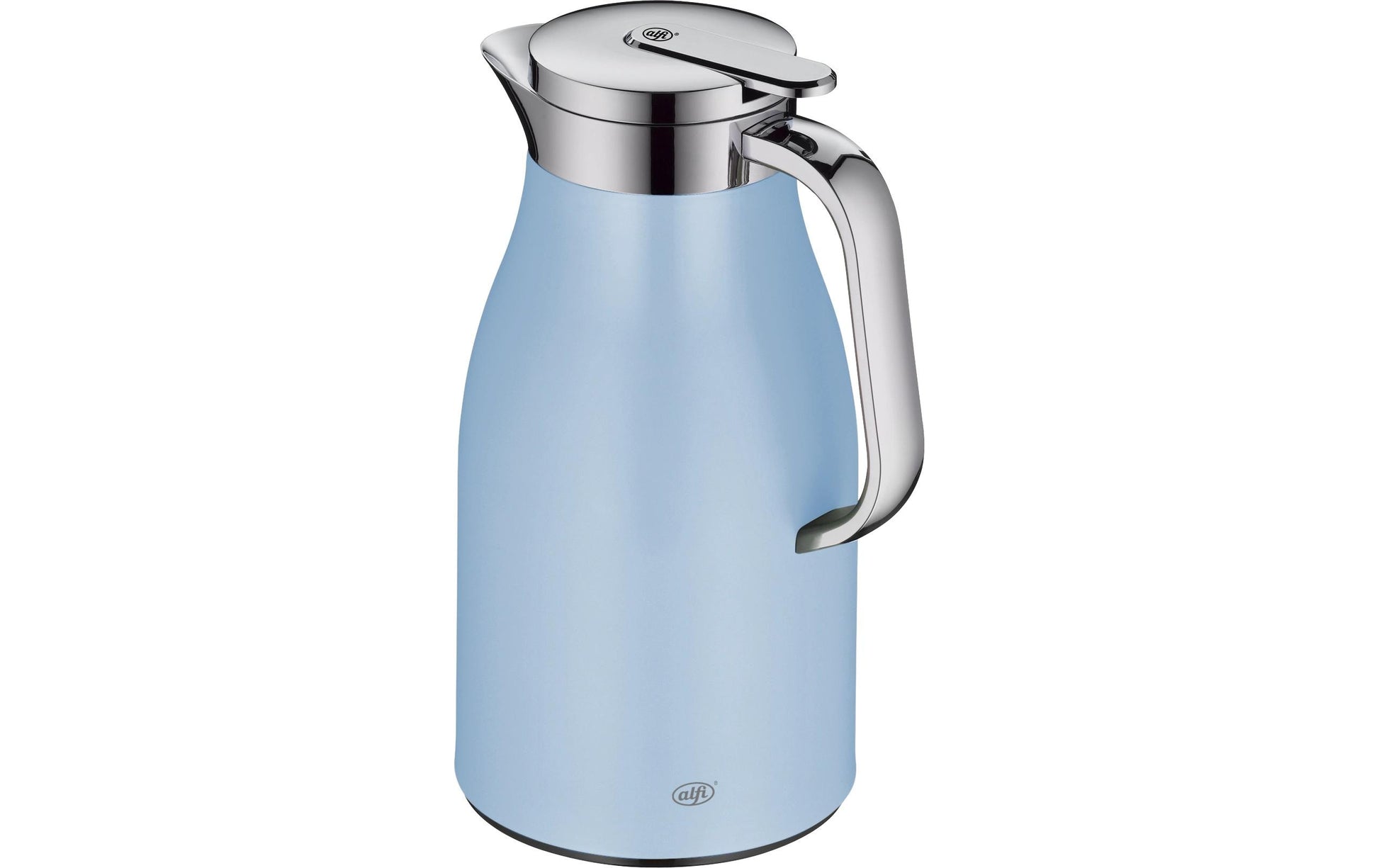 Alfi Thermoskanne Skyline – 1,0 l, H 21,5 cm, Edelstahl, Hellblau