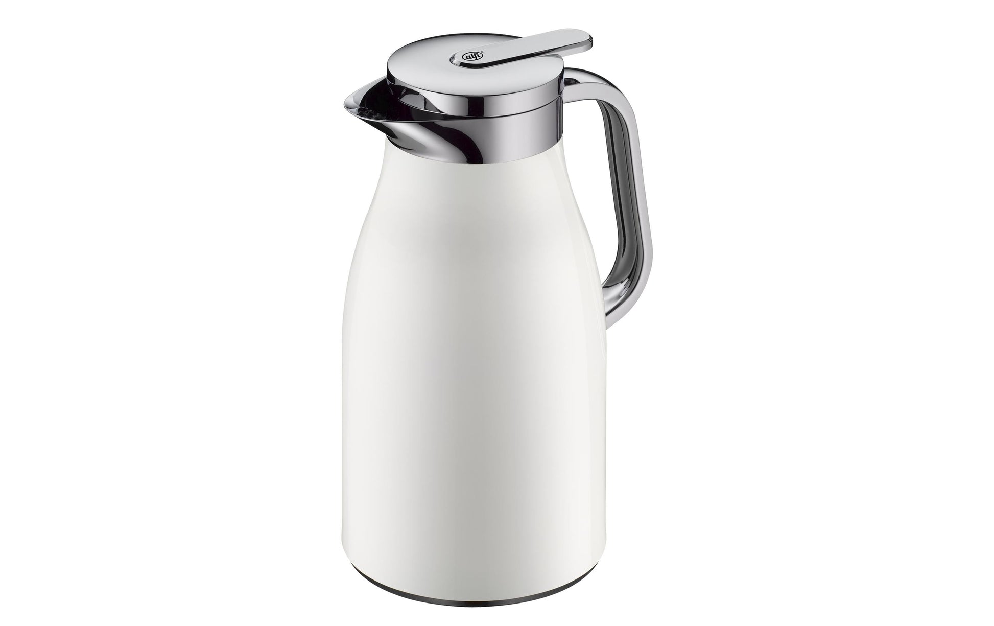 Alfi Thermoskanne Skyline – 1,0 l, H 21,5 cm, Edelstahl, Weiss Matt, vakuumisoliert