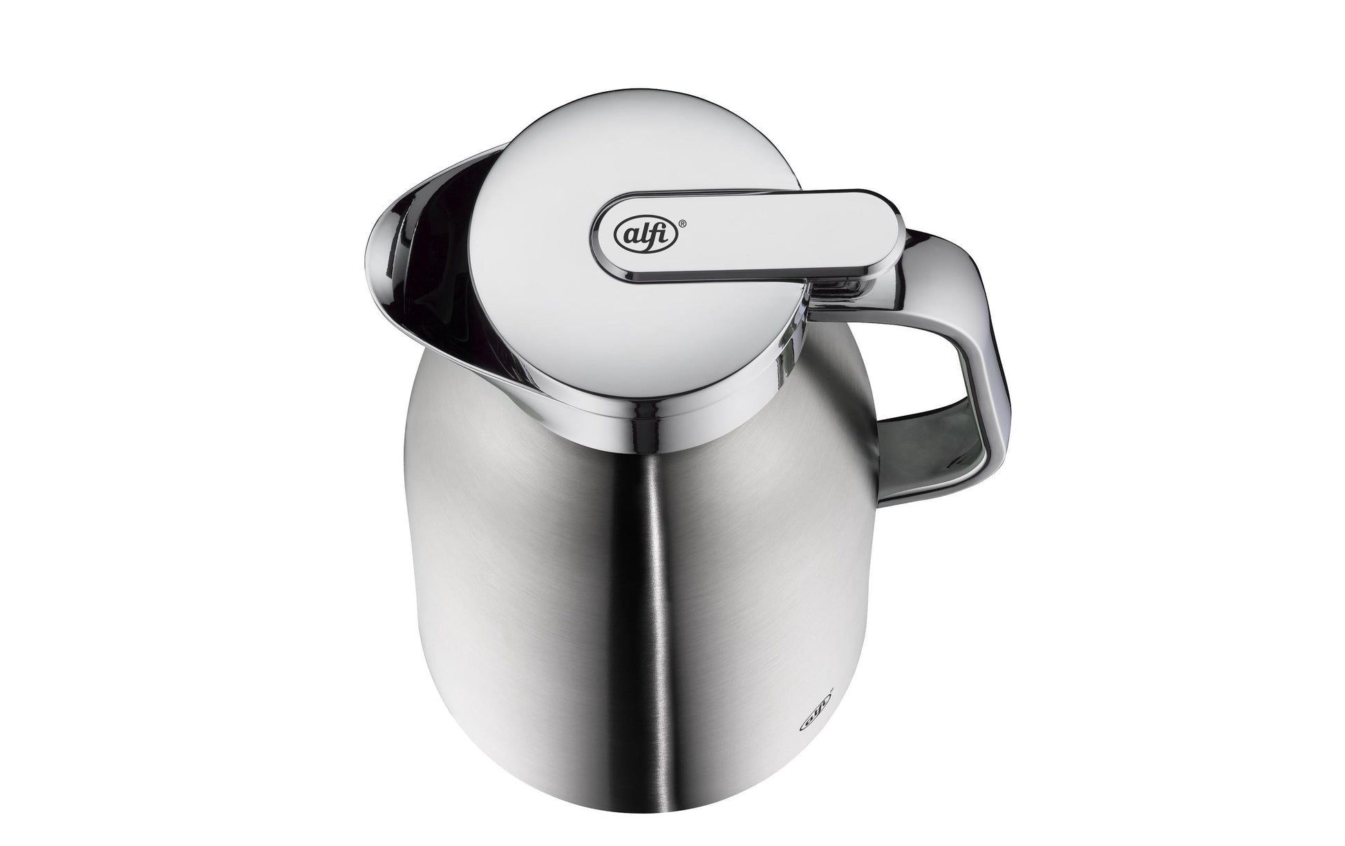 Alfi Thermoskanne Skyline – 1 l, Edelstahl, Silber, vakuumisoliert, mit Deckel