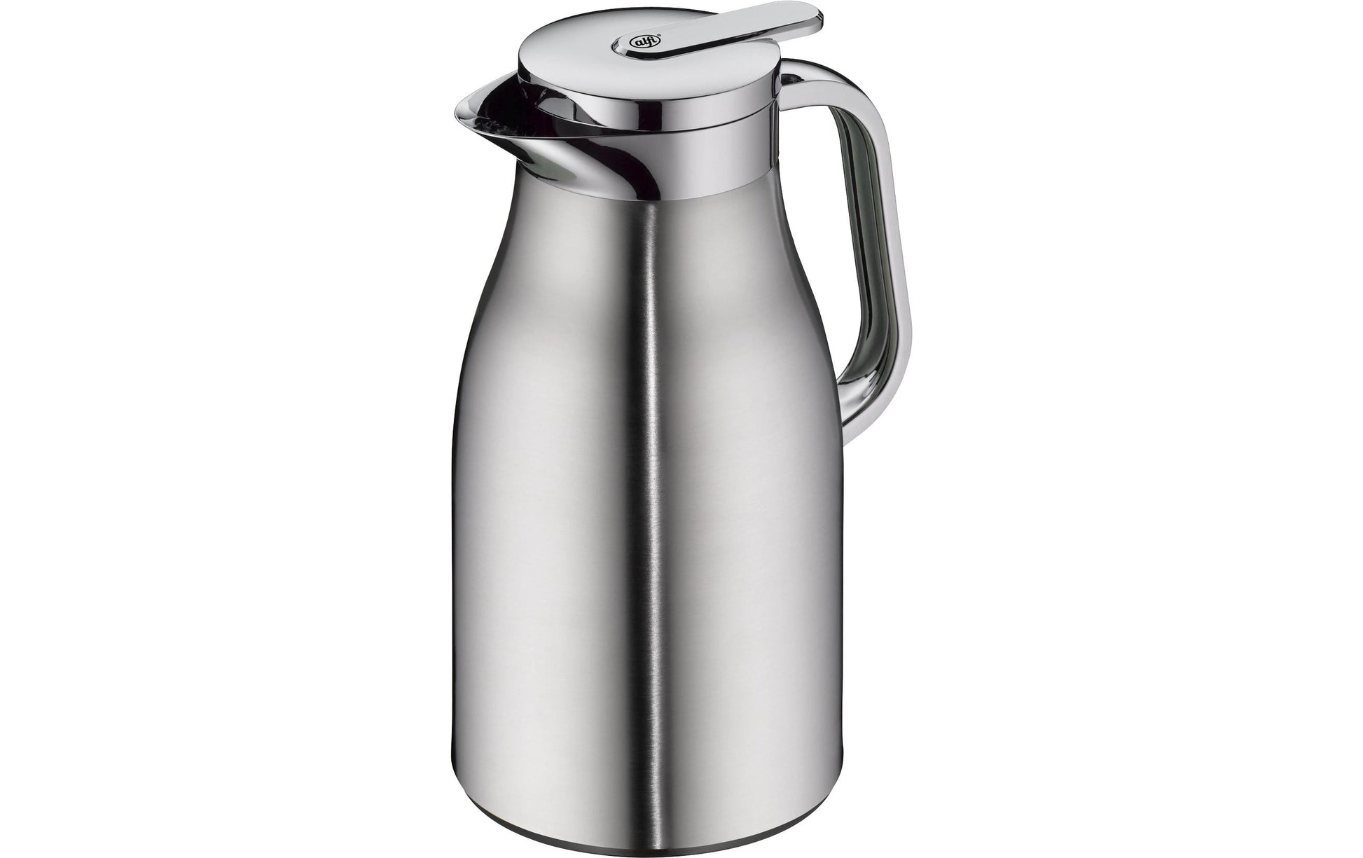 Alfi Thermoskanne Skyline – 1 l, Edelstahl, Silber, vakuumisoliert, mit Deckel