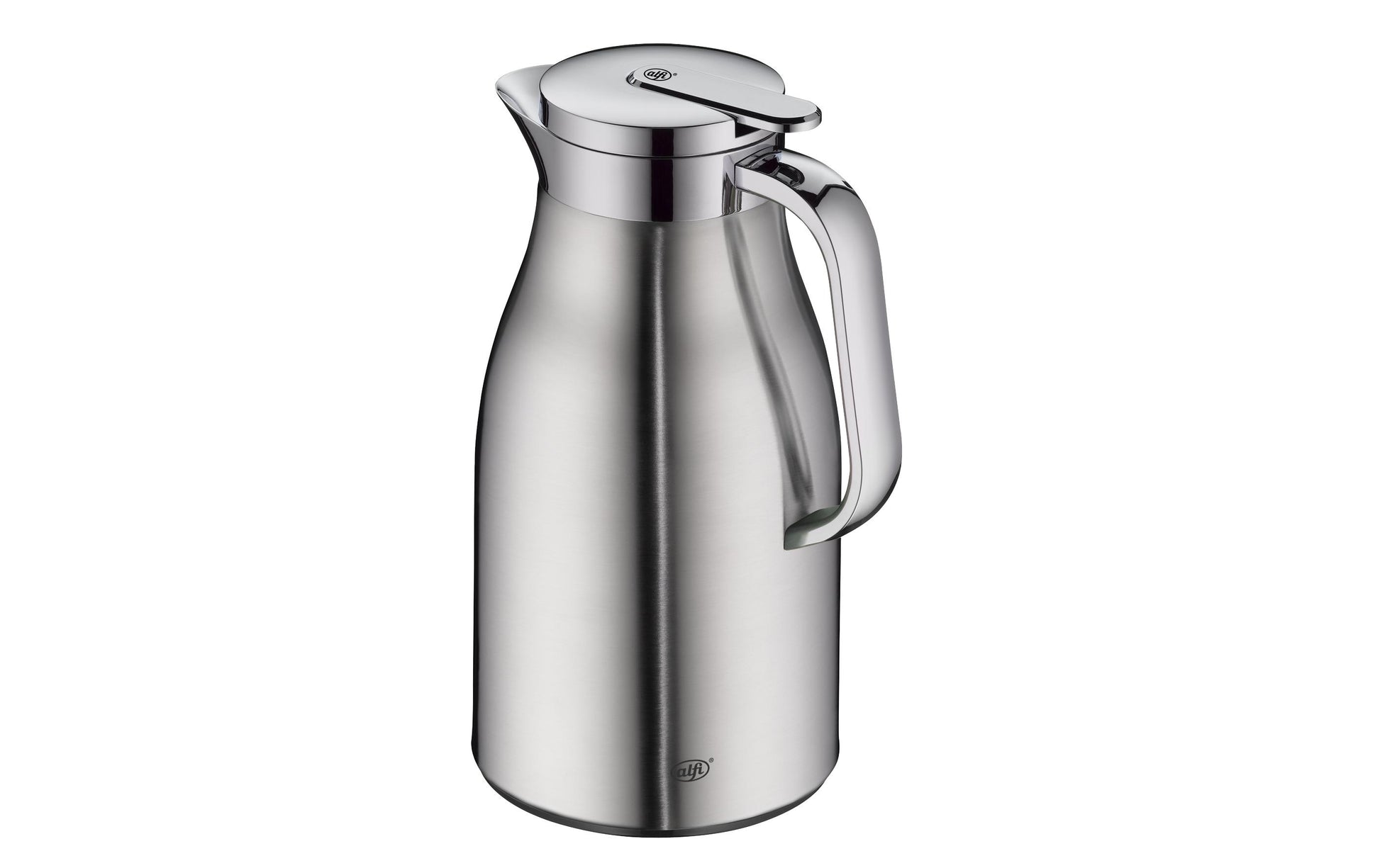 Alfi Thermoskanne Skyline – 1 l, Edelstahl, Silber, vakuumisoliert, mit Deckel