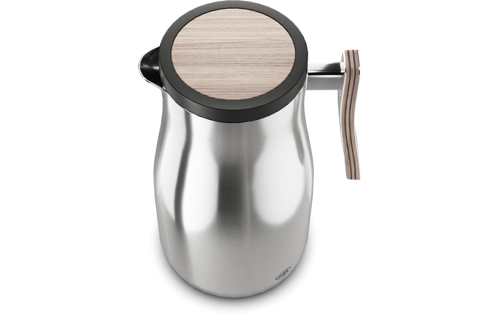 Alfi Thermoskanne Studio Allure – 1 l, Ø 6,4 cm, H 22,4 cm, Edelstahl, vakuum-isoliert
