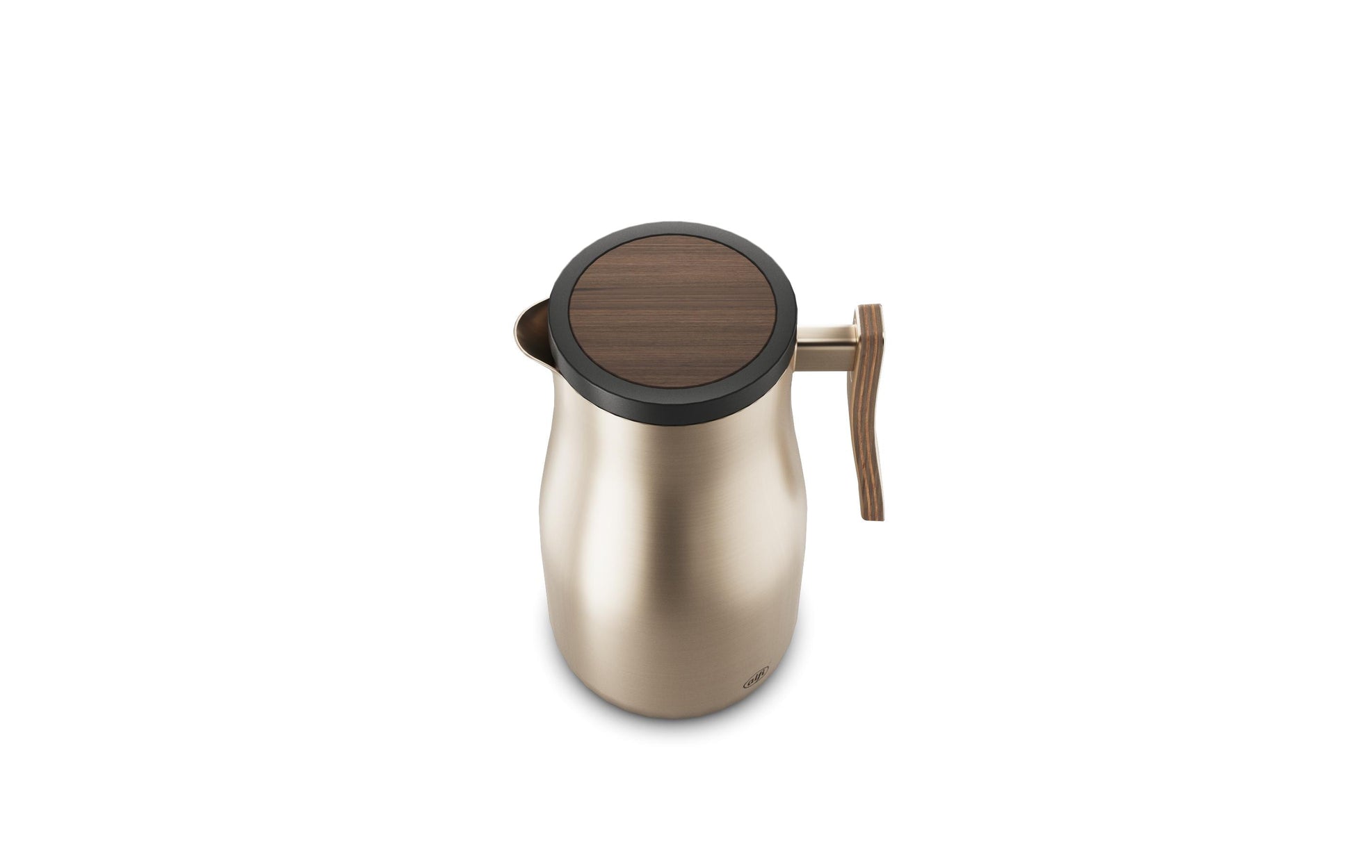 Alfi Thermoskanne – 1,0 l, Ø 6,4 cm, H 22,4 cm, Edelstahl, Gold, mit Deckel, vakuumisoliert, BPA-frei