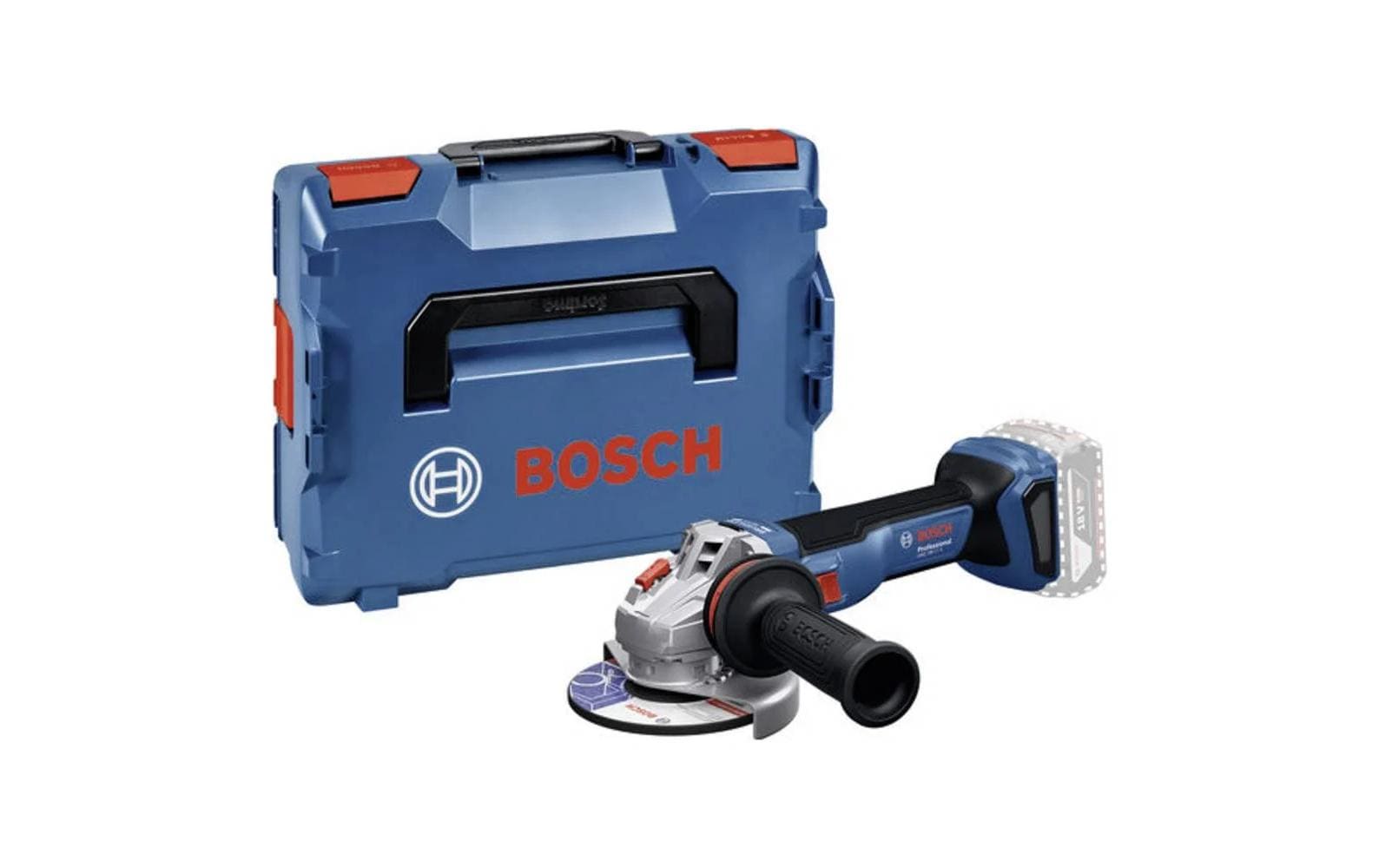 Bosch Akku-Winkelschleifer – GWS 18V-11, L-BOXX, 18 V