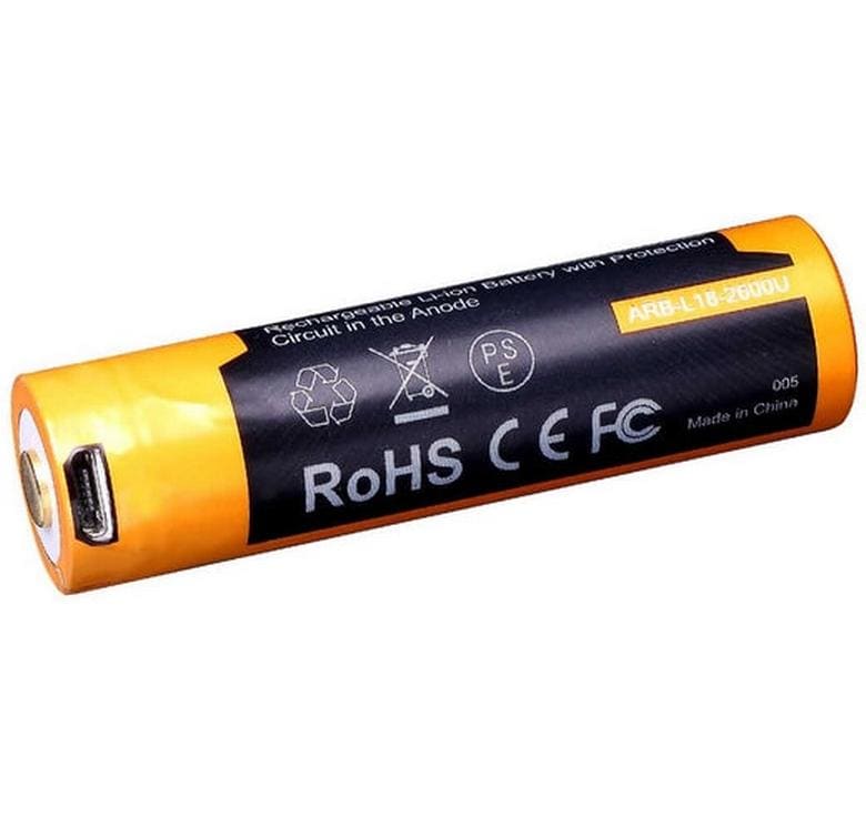 Fenix 18650 Akku, Li-Ion, 2600 mAh, 3,6 V – 1 Stk.