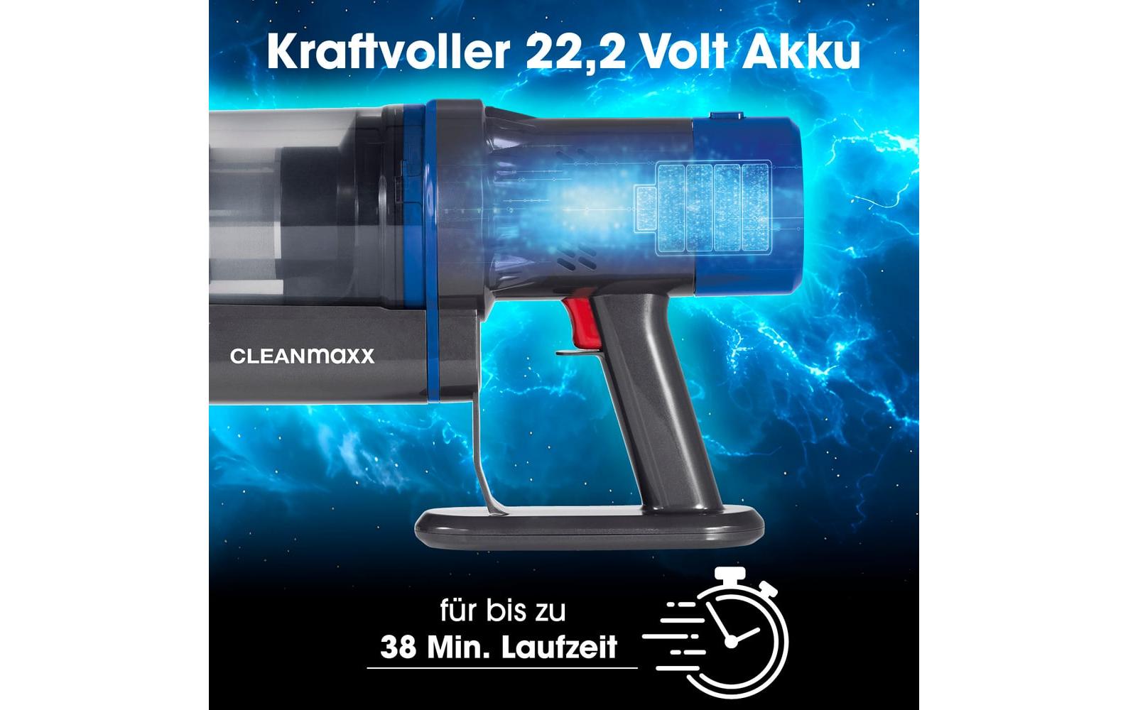 Cleanmaxx Staubsauger – 0,8 l, Akkubetrieb, 22,2 V