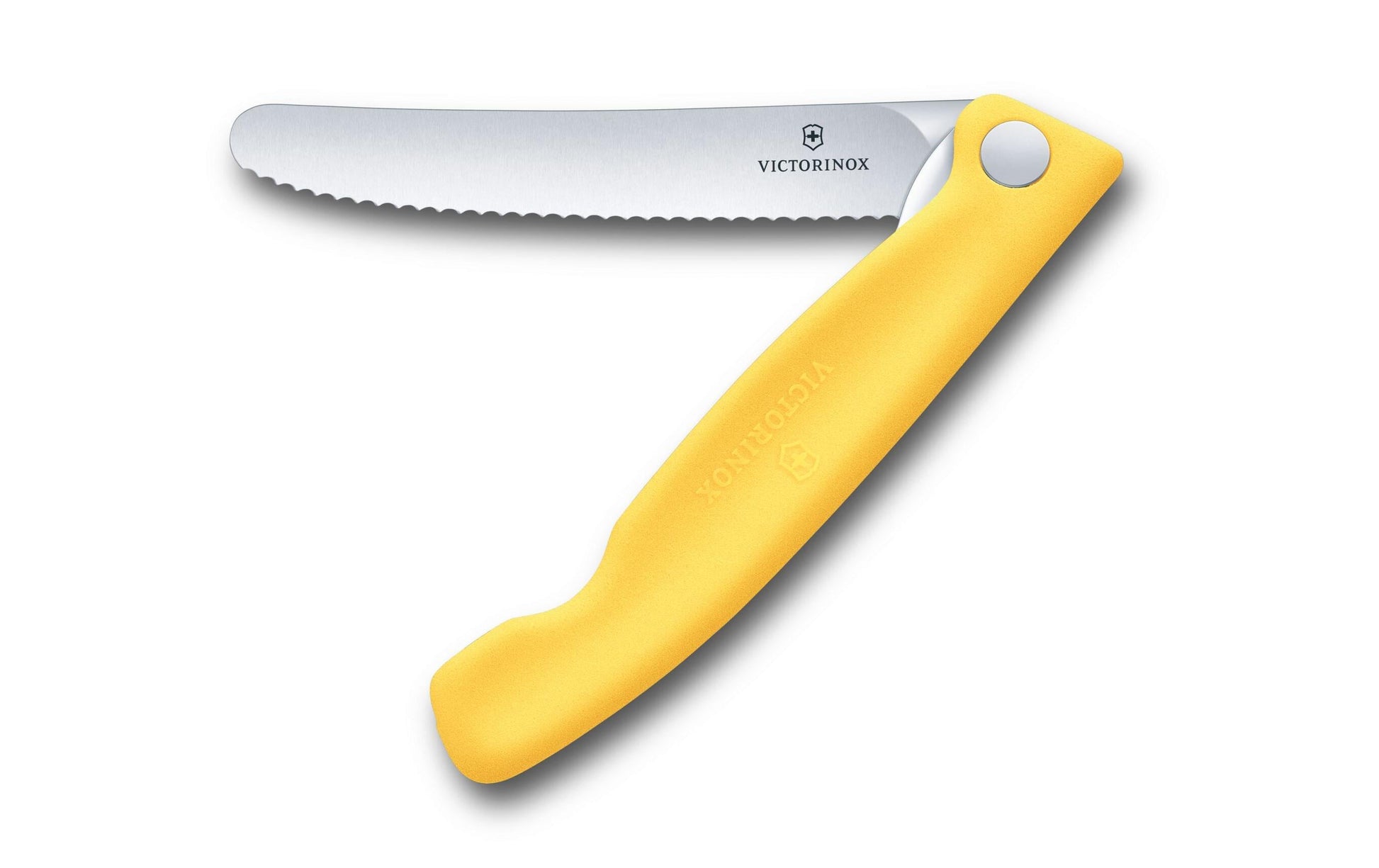 Victorinox Picknickmesser 11 cm, Edelstahl, Griff Polypropylen (PP), Gelb
