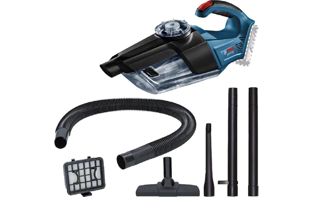 Bosch Professionelle Absauganlage GAS 18V-1 – 27 W, 0,7 l, Akkubetrieb, 2 Stufen