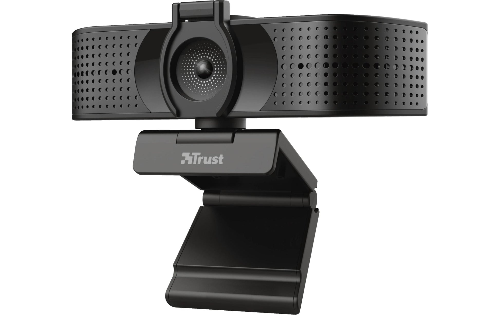 Trust Teza – Webcam – 4K, bis 30 fps, USB 2.0, Stereo-Mikrofon, Autofokus, Privacy-Shutter, 74° FOV, Schwarz