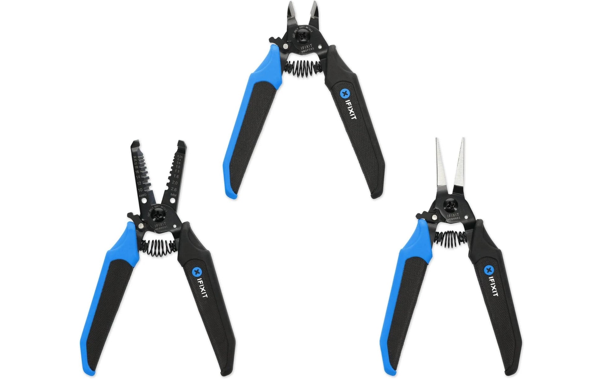 iFixit Zangensatz, 3-teilig, Elektronik & Feinmechanik, Etui – IF145-550