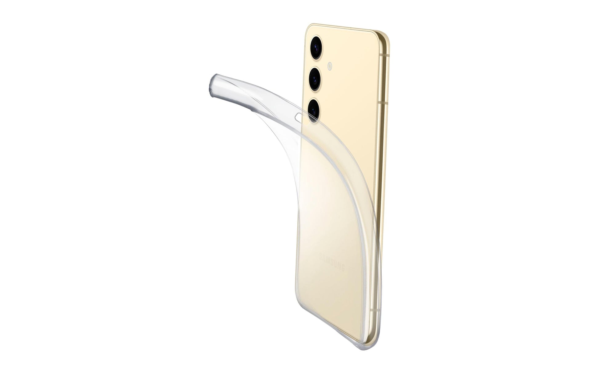 Cellularline Backcover Fine – für Samsung Galaxy S25 – transparent – Gummi