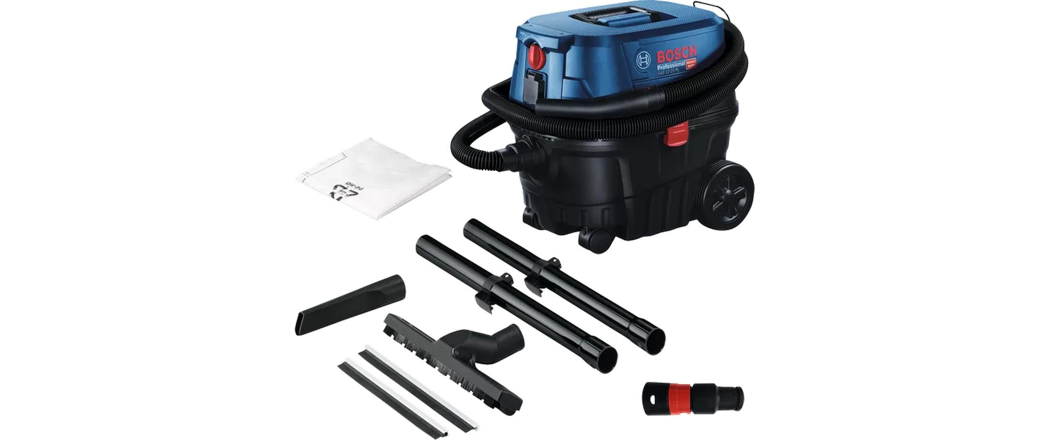 Bosch Professionelle Absauganlage GAS 12-25 PL – 1250 W, 21 l, Netzbetrieb, Schlauch 3 m