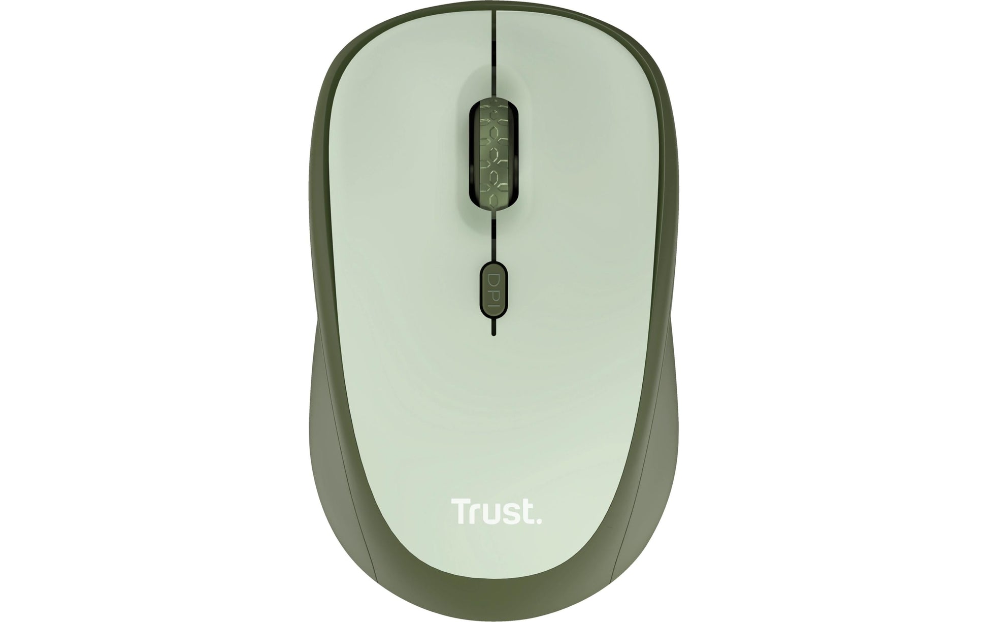 Trust Yvi+ – Maus – Kabellos (2,4 GHz), 1600 DPI, Rechts, Grün