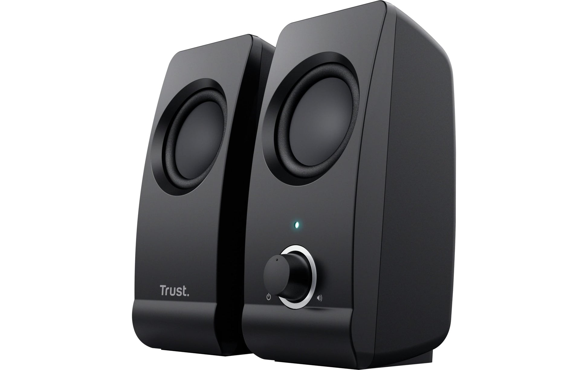 Trust Remo – PC-Lautsprecher-Set 2.0 – 8 W, 3,5 mm Klinke, USB, Schwarz