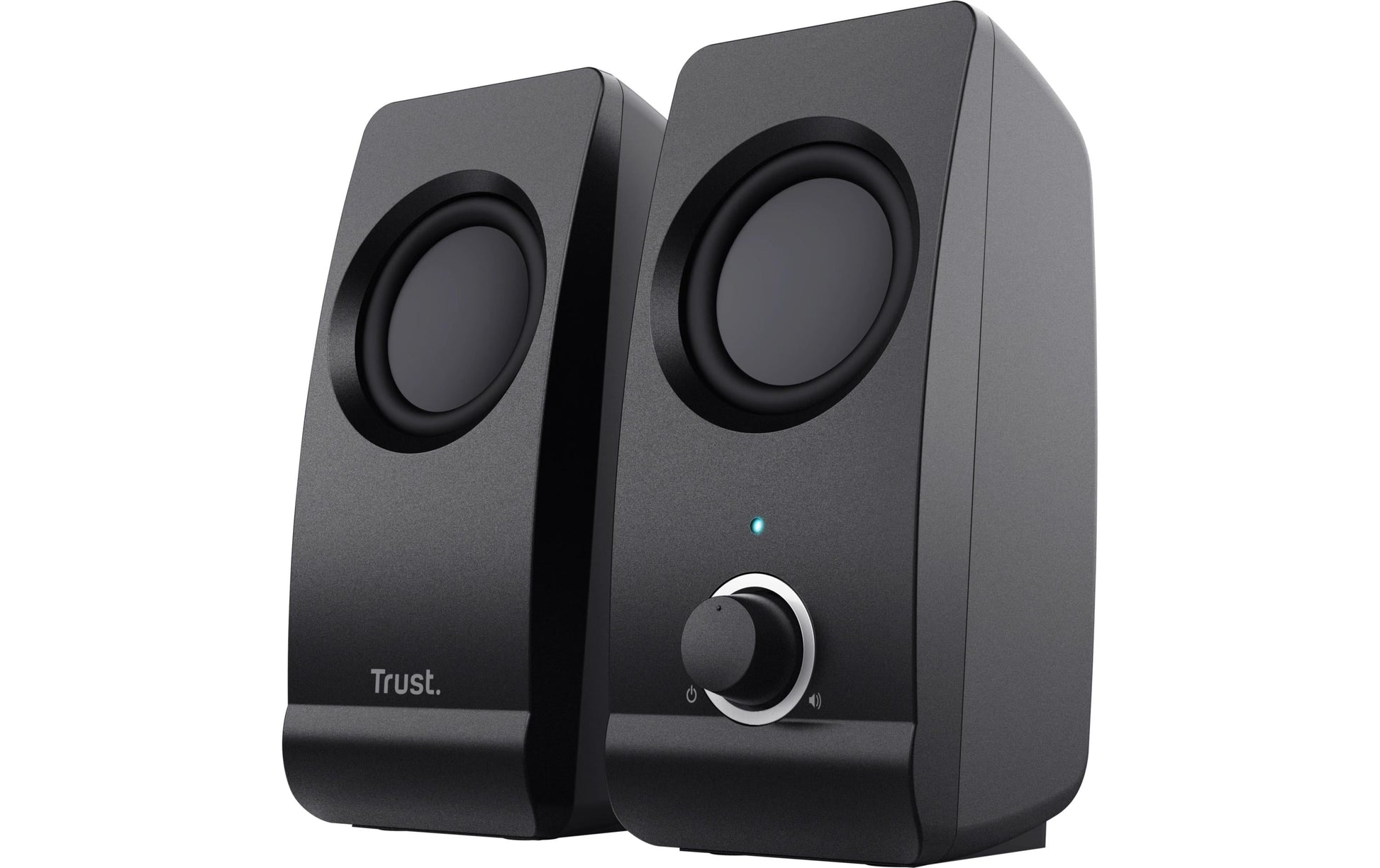 Trust Remo – PC-Lautsprecher-Set 2.0 – 8 W, 3,5 mm Klinke, USB, Schwarz