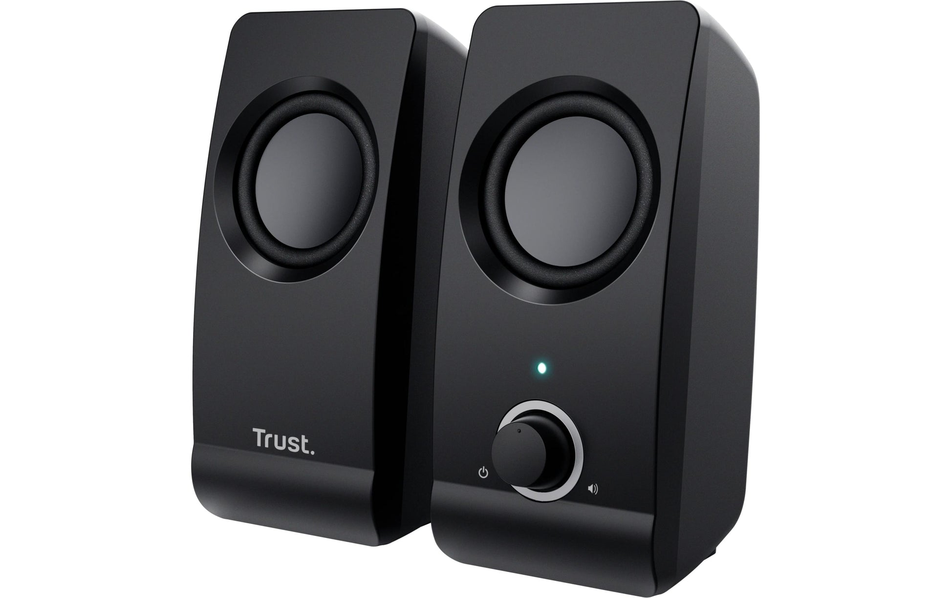 Trust Remo – PC-Lautsprecher-Set 2.0 – 8 W, 3,5 mm Klinke, USB, Schwarz