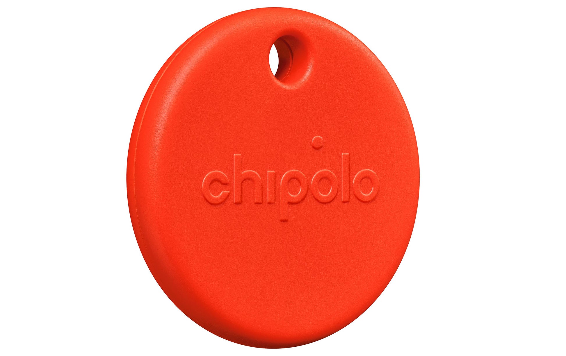 Chipolo POP – Bluetooth-Tracker – für Apple Wo ist?, Android, iOS – IP55, 90 m Reichweite – Rot