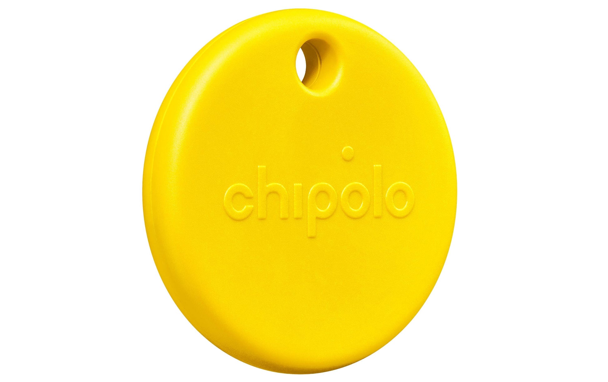 Chipolo POP – Bluetooth-Tracker – für Apple Wo ist? und Android/iOS, IP55, 90 m Reichweite, Gelb