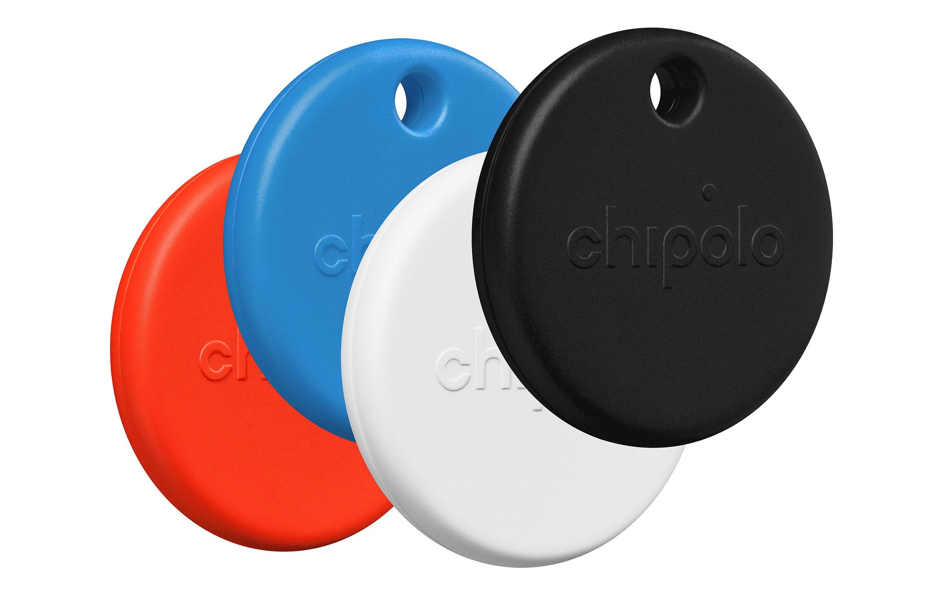 Chipolo Schlüsselanhänger – assortiert, H 6,6 mm – für Google Find Hub-App