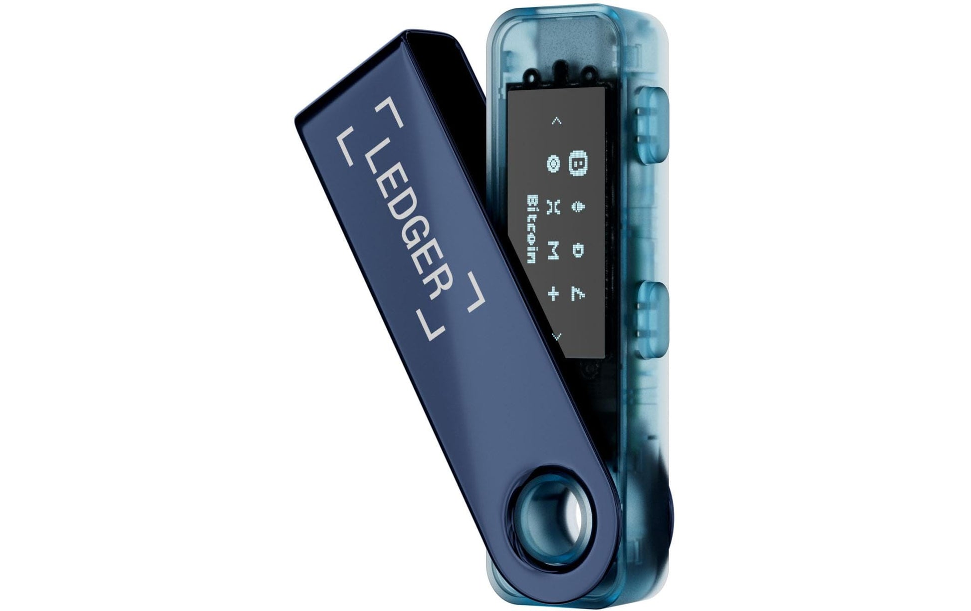 Ledger Nano S Plus – Krypto-Hardware-Wallet, USB-C, für Mac, Blau