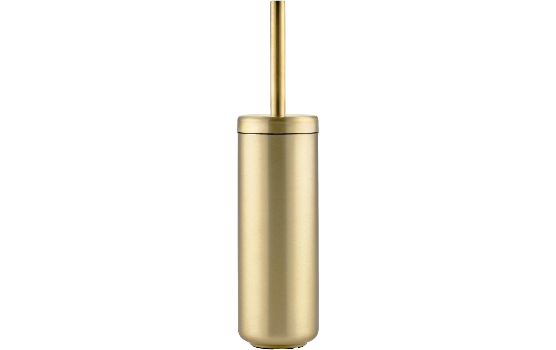 Zone Denmark Ume – WC-Bürstenset – Stahl Gold, bodenstehend, mit Deckel, H 43 cm