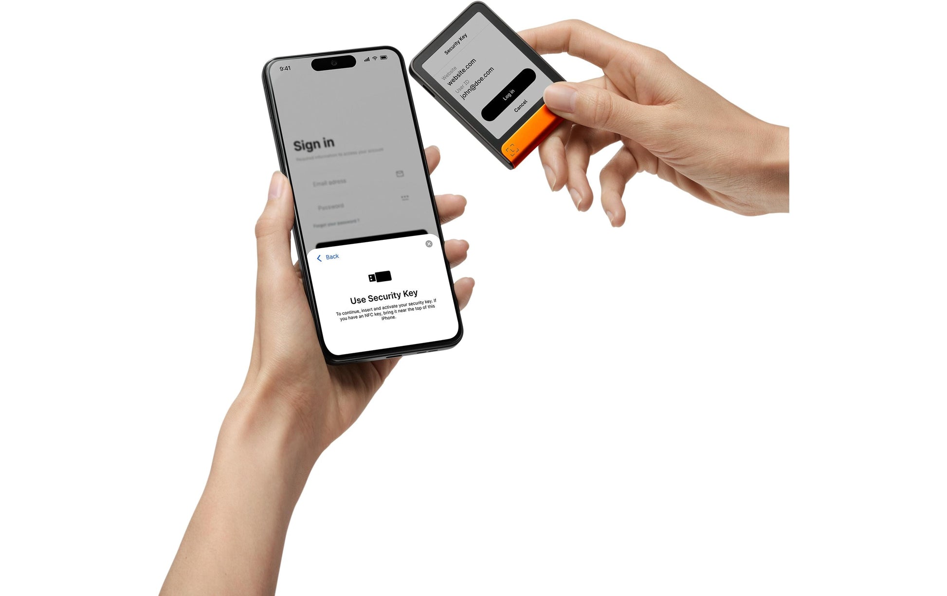 Ledger Flex – Krypto-Hardware-Wallet, Bluetooth, für iOS, Orange, mit Recovery Key