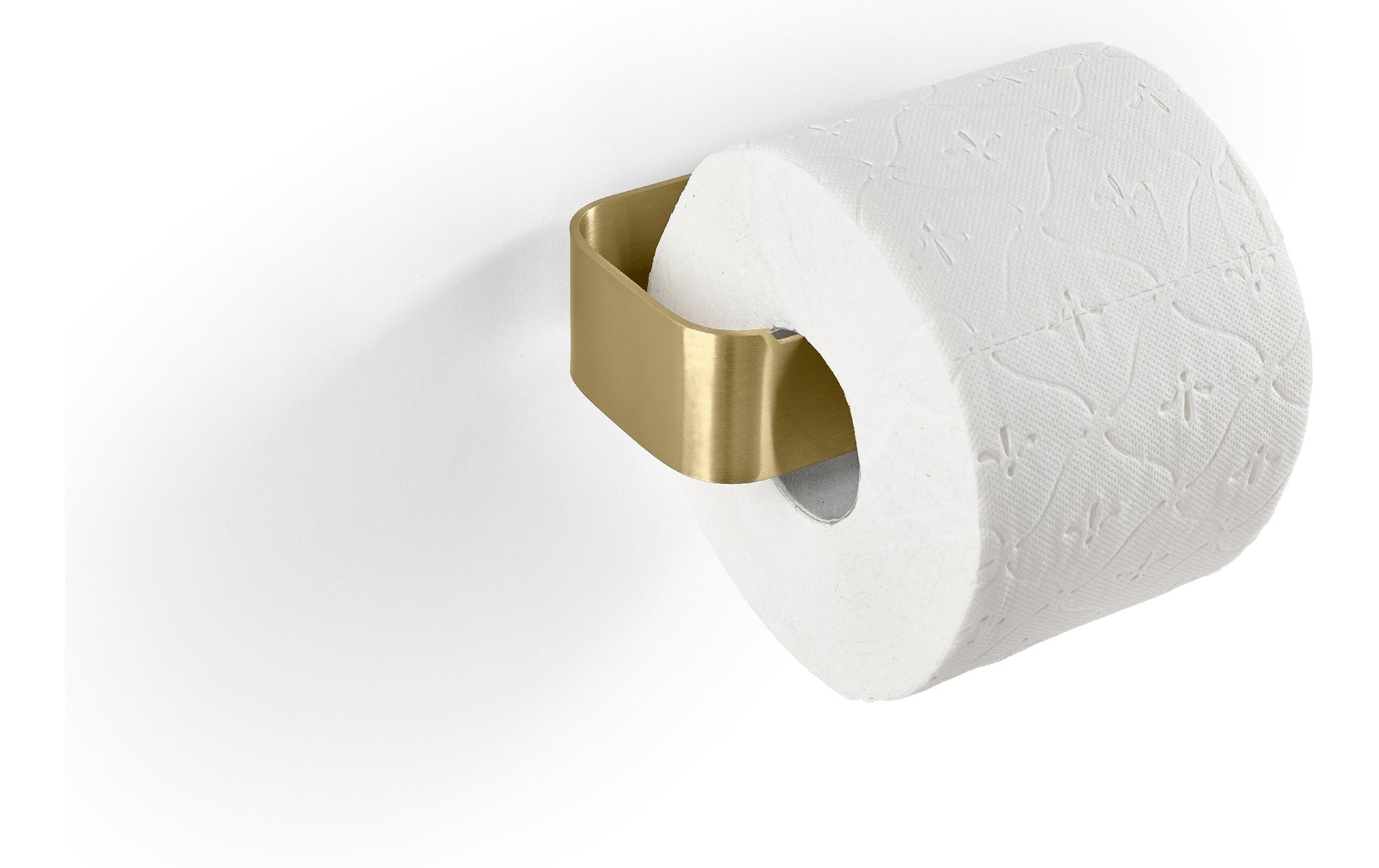 Zone Denmark Toilettenpapierhalter – Messing, Gold, Wandmontiert, 7,6 × 16,4 × 4 cm