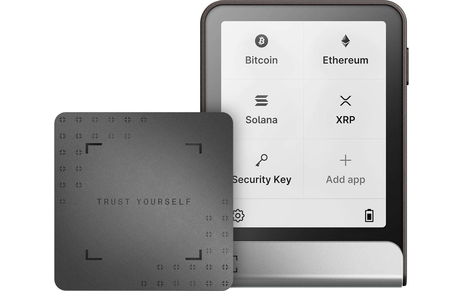 Ledger Flex Graphite Hardware-Wallet für iOS, Windows, macOS und andere – Bluetooth, USB-C – Akku 200 mAh