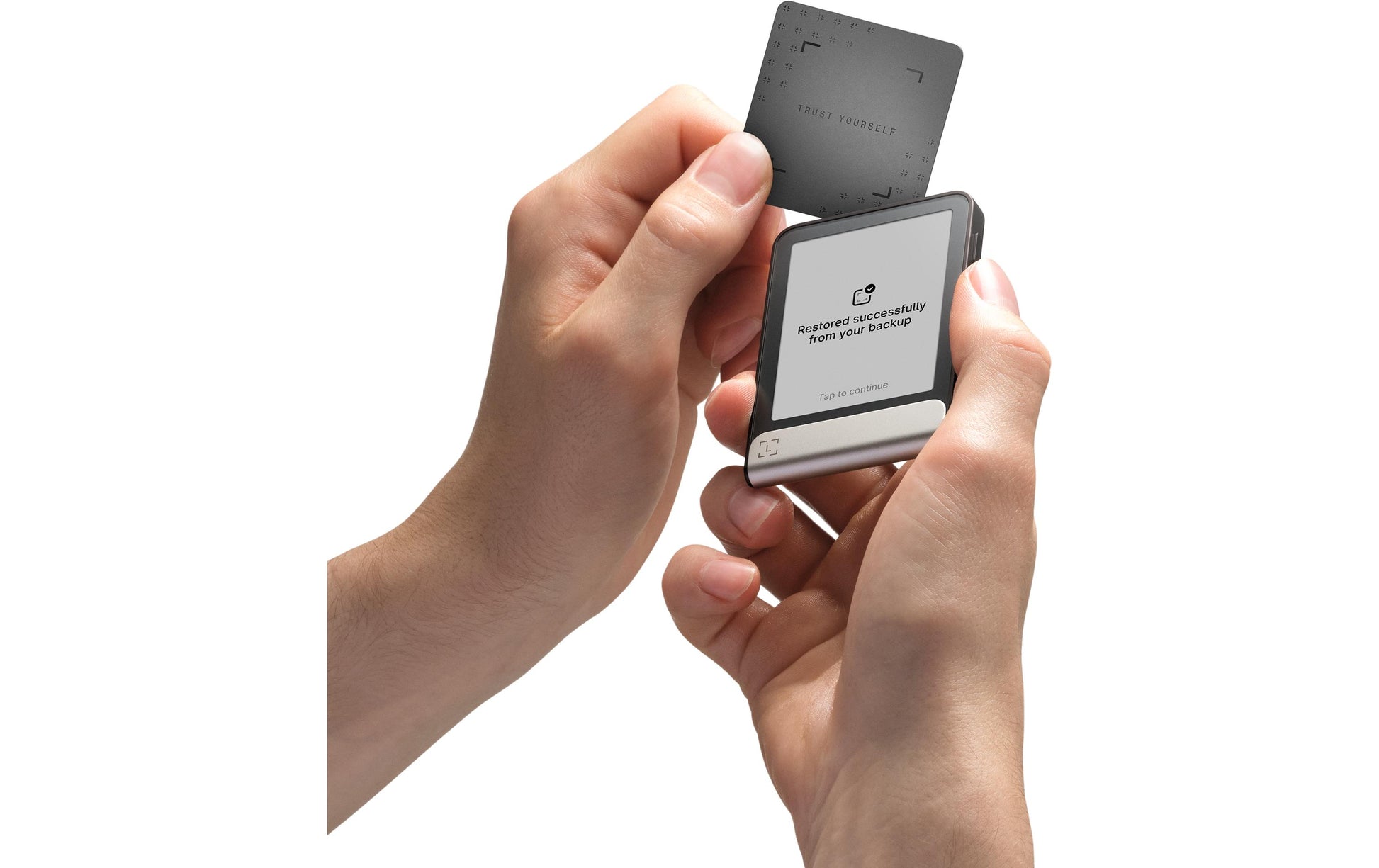 Ledger Flex Graphite Hardware-Wallet für iOS, Windows, macOS und andere – Bluetooth, USB-C – Akku 200 mAh