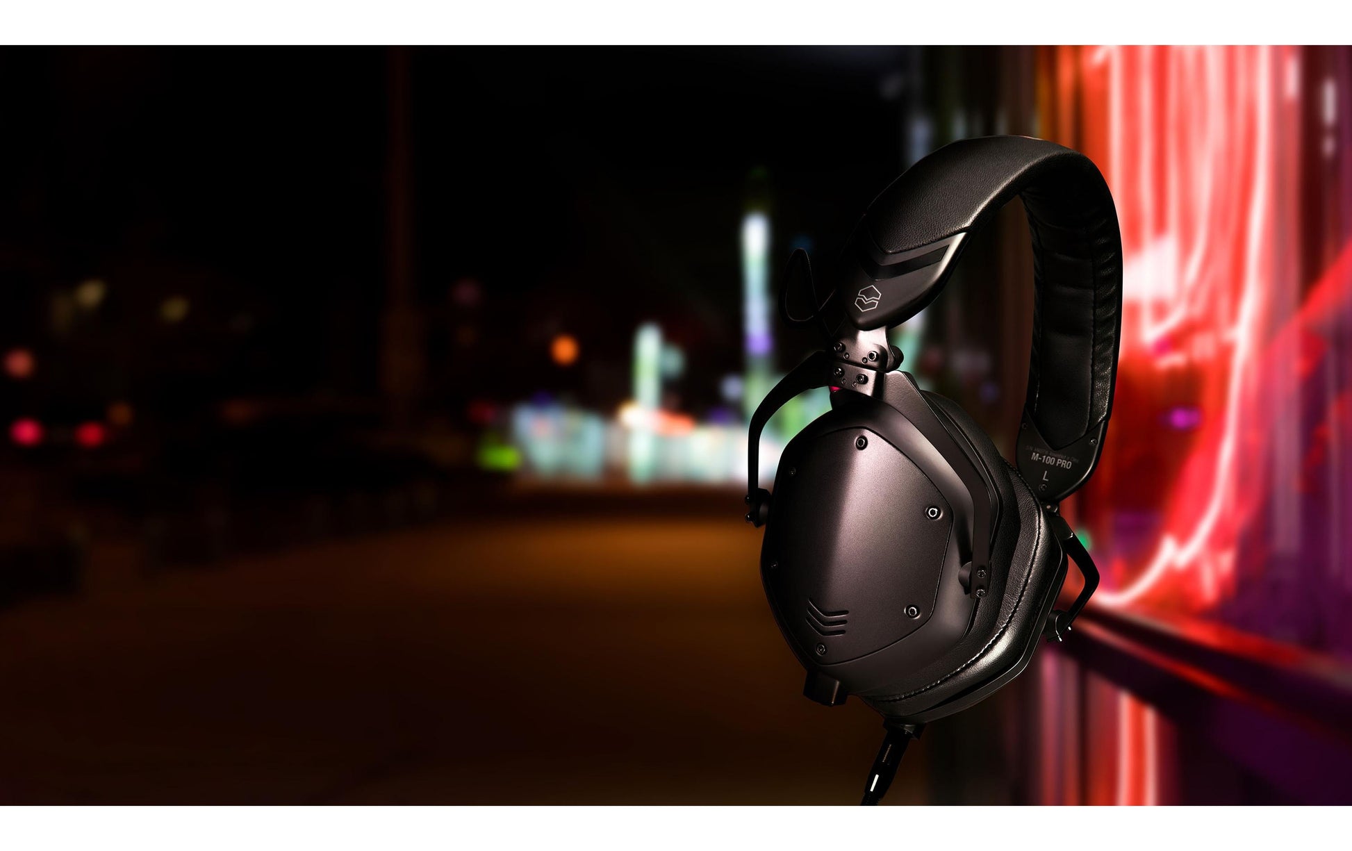 V-MODA M-100PRO – Over-Ear Studiokopfhörer – geschlossen, 3,5 mm, 3 m – schwarz, 32 Ω, Hi-Res Audio