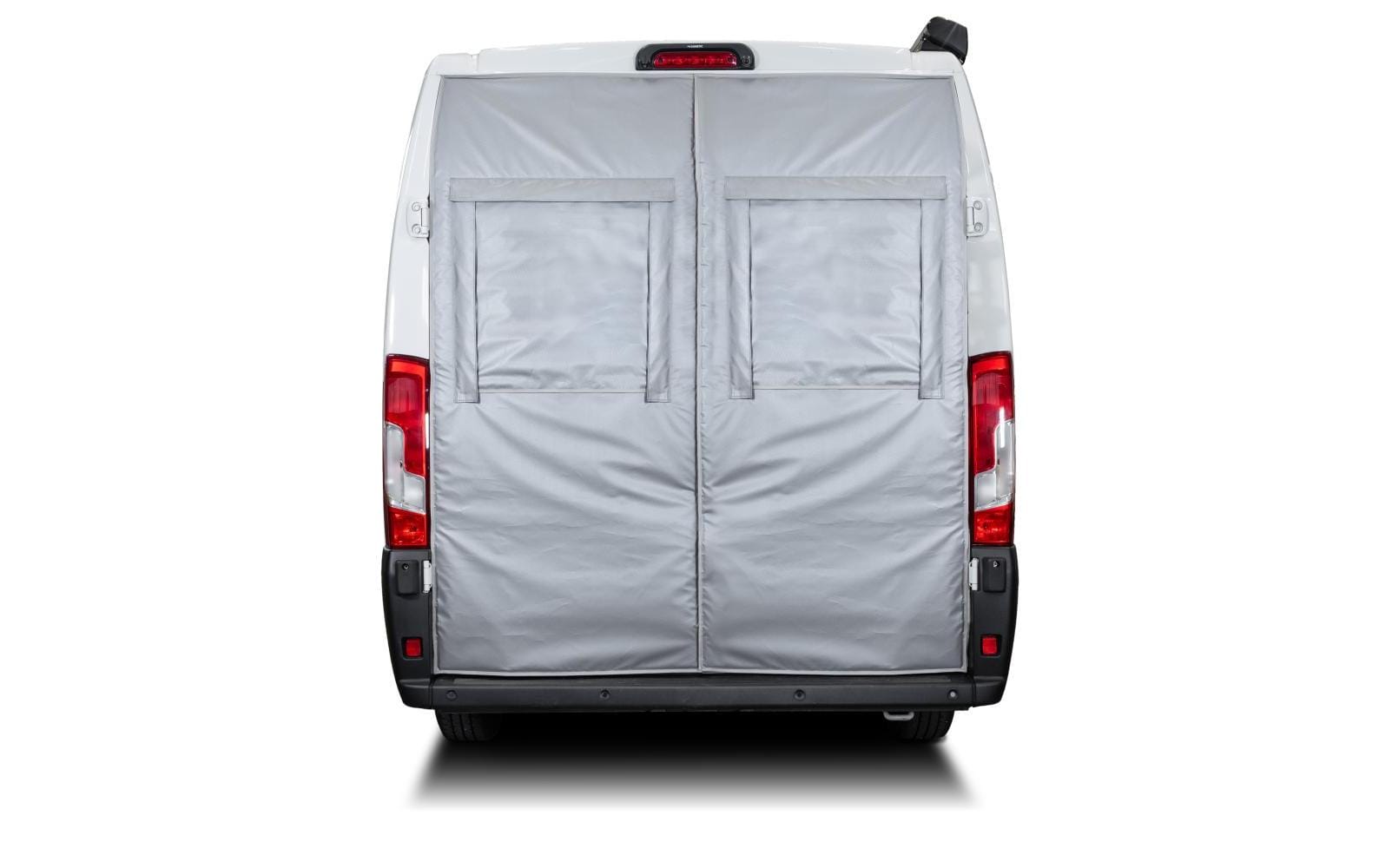 Vanspace Hecktürisolierung – Einbauseite: Aussen, ohne Fahrradträger – für Fiat – schwarz – Persenning