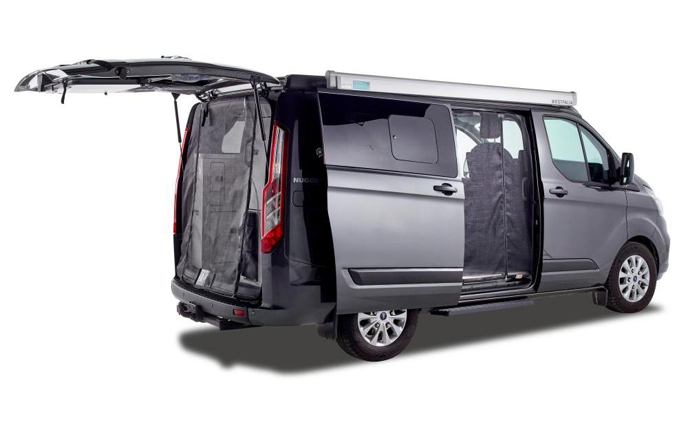 Van quito Fliegengitter Tür – Schwarz – Fiberglas – für Renault (Beifahrerseite rechts)