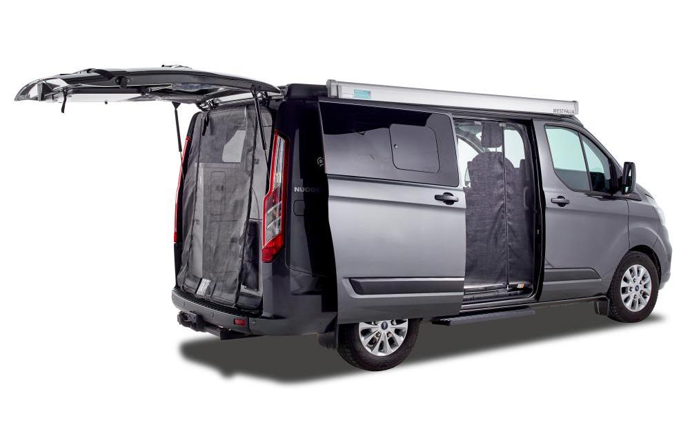 Van Quito – Schiebetürmagnet – rechts (Beifahrerseite) – für Ford Nugget/Custom – schwarz, Fiberglas