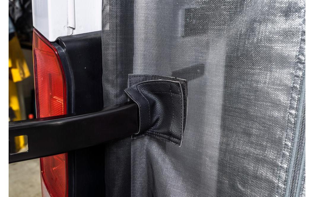 VanQuito Heckmoskitonetz mit Reissverschluss – für VW Heckklappe – Schwarz – Polyester – 1 Stk.