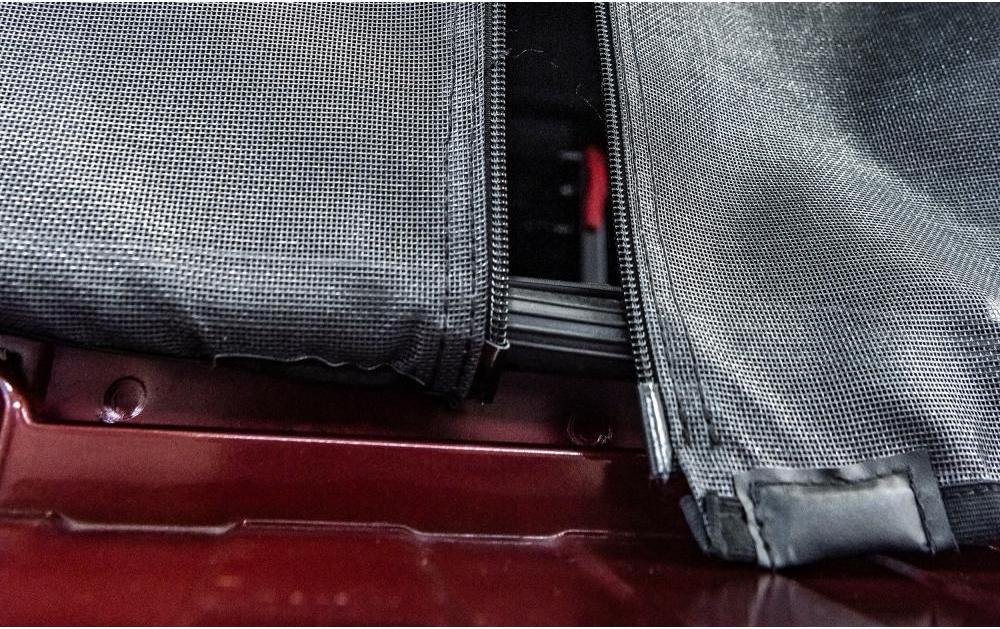 Van quito Insektenschutznetz – schwarz – PVC – mit Reissverschluss – für Renault (Heckklappe)