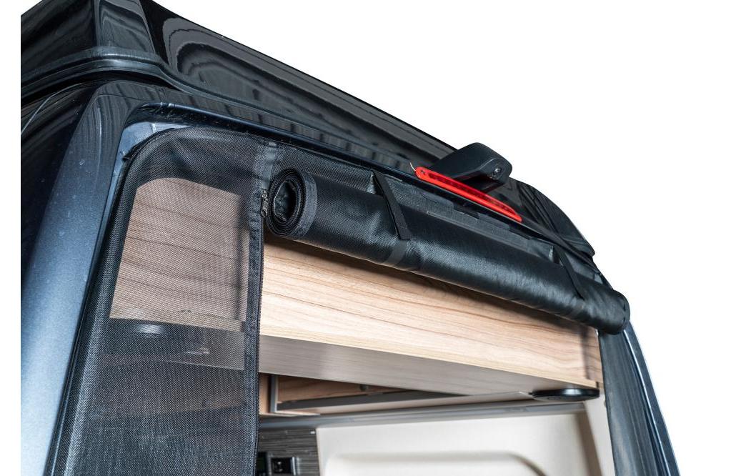 Van Quito Insektenschutznetz – Schwarz – Fiberglas – für Mercedes-Benz Sprinter (Heckklappe, ab 2014)