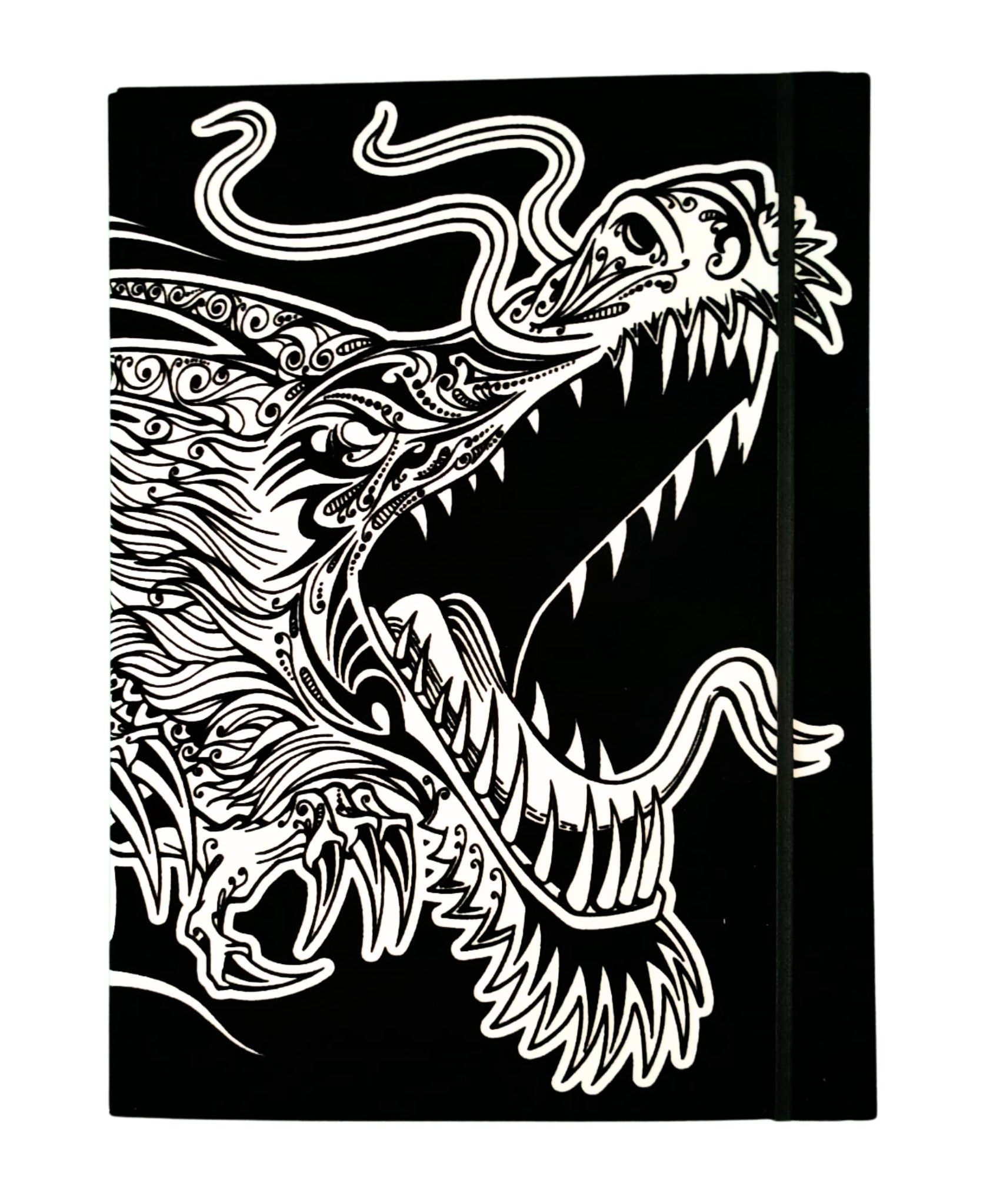 Tataruga Zeichenmappe – Drache – A4 (21 × 29,7 cm) – Samtmappe zum Ausmalen