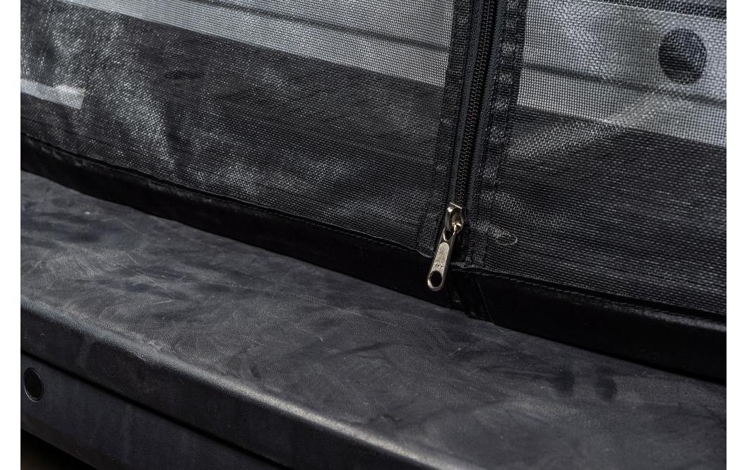 VanQuito Heckmoskitonetz mit Reissverschluss – für VW Heckklappe – Schwarz – Polyester – 1 Stk.
