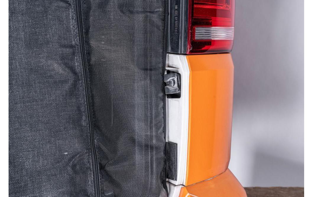 Van quito Vanquito Insektenschutznetz – Schwarz – Fiberglas – für VW T5/T6/T6.1 (Heckklappe)