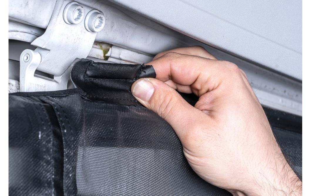 Van quito Vanquito Insektenschutznetz – Schwarz – Fiberglas – für VW T5/T6/T6.1 (Heckklappe)