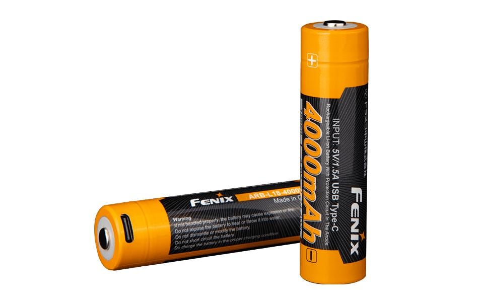 Fenix 18650 Akku, Li-Ion, 4000 mAh, 5 V