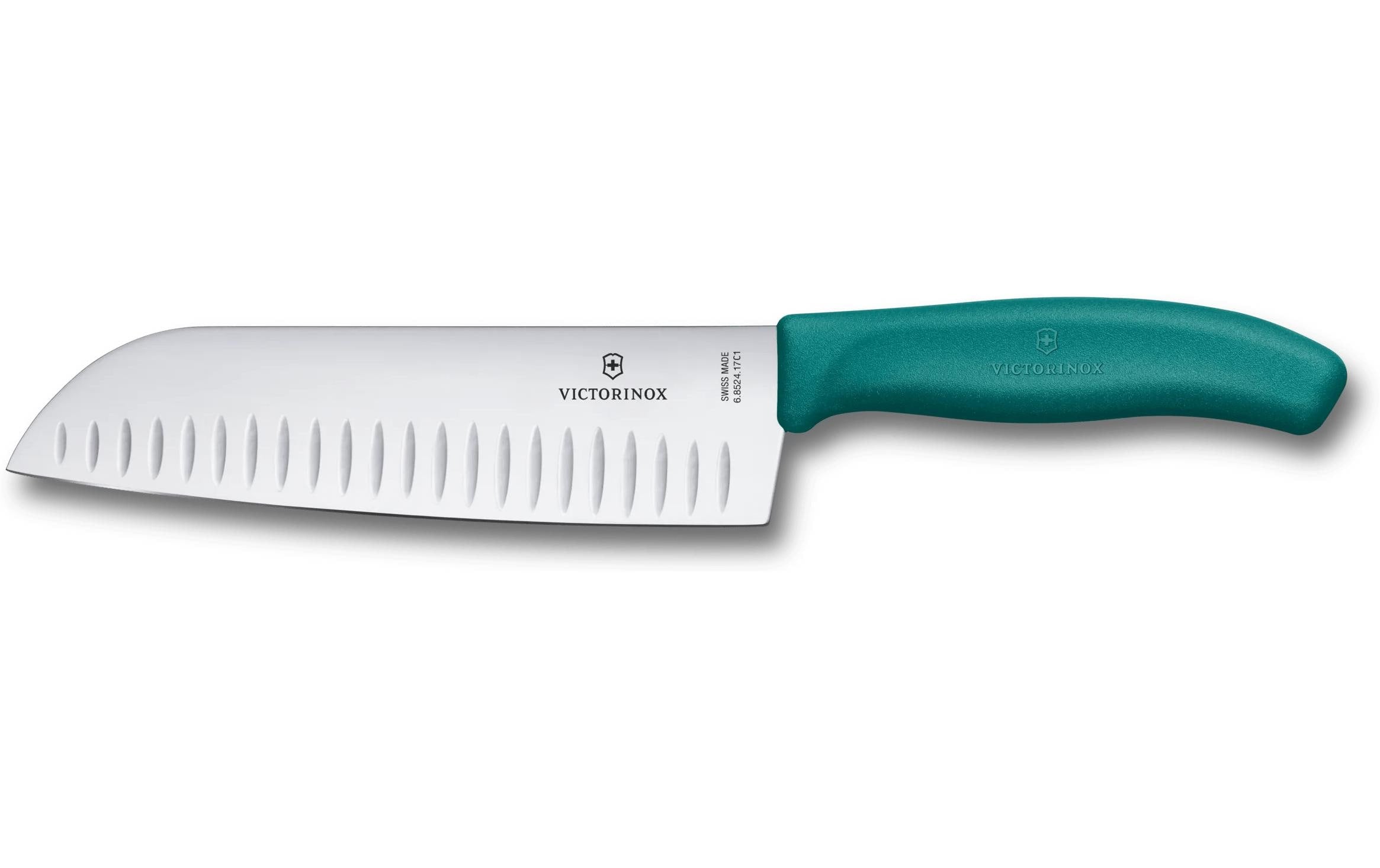 Victorinox Klassisches Santokumesser Grün – 107 g, 5 cm