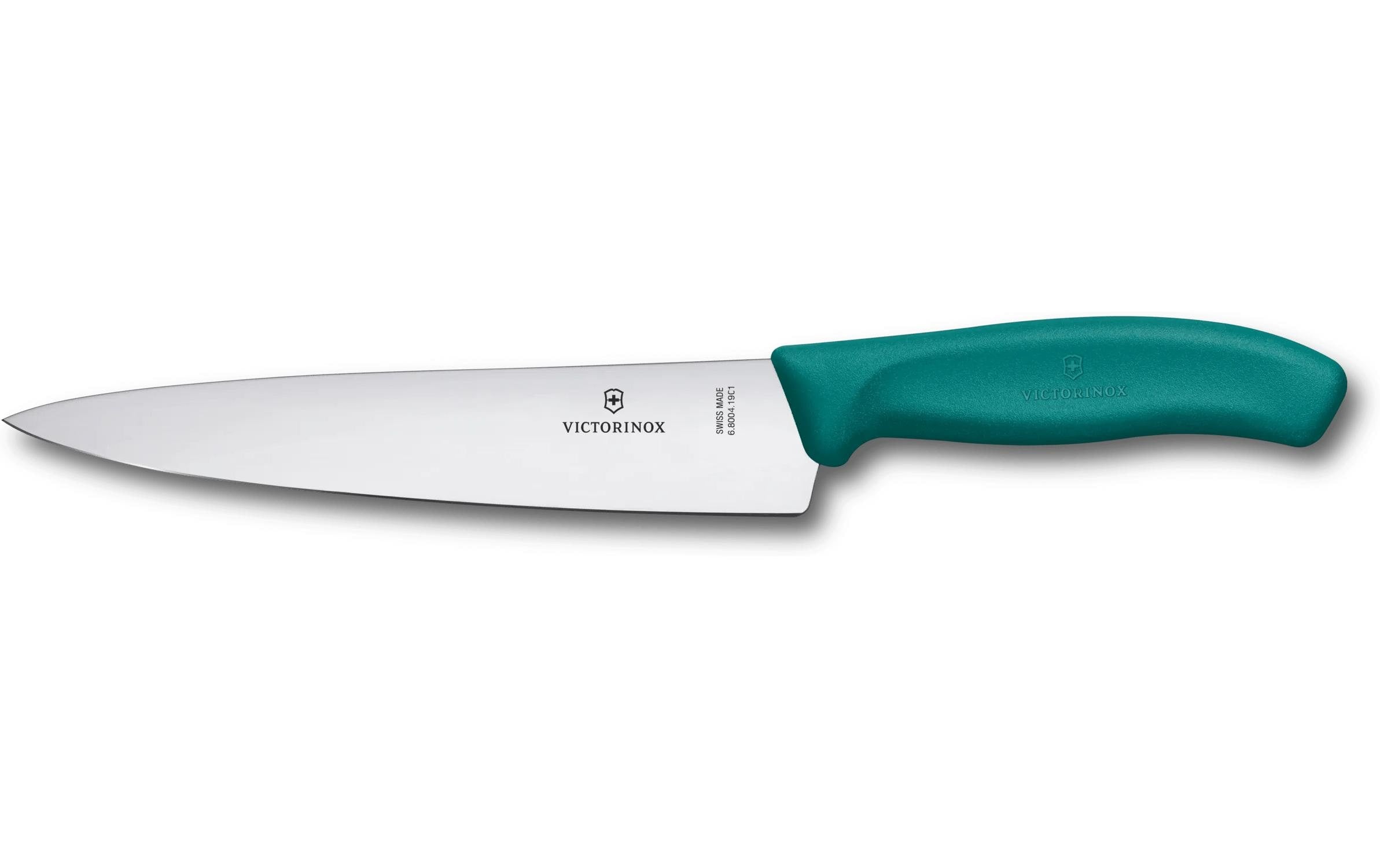 Victorinox Kochmesser 19 cm, Edelstahl, Kunststoffgriff, Grün