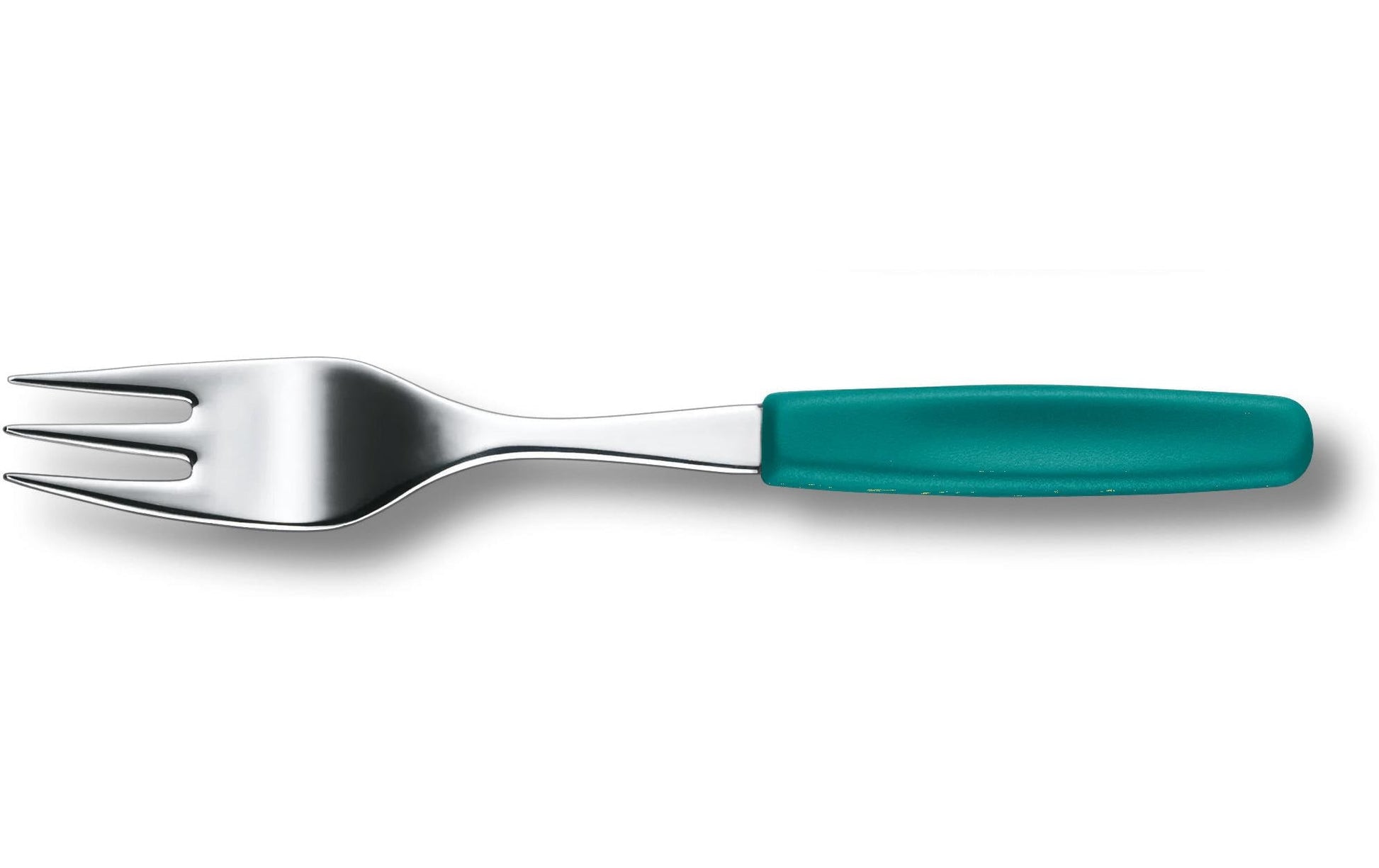Victorinox Kuchengabel – 15,6 cm, Edelstahl, Griff Polypropylen, Grün, spülmaschinenfest