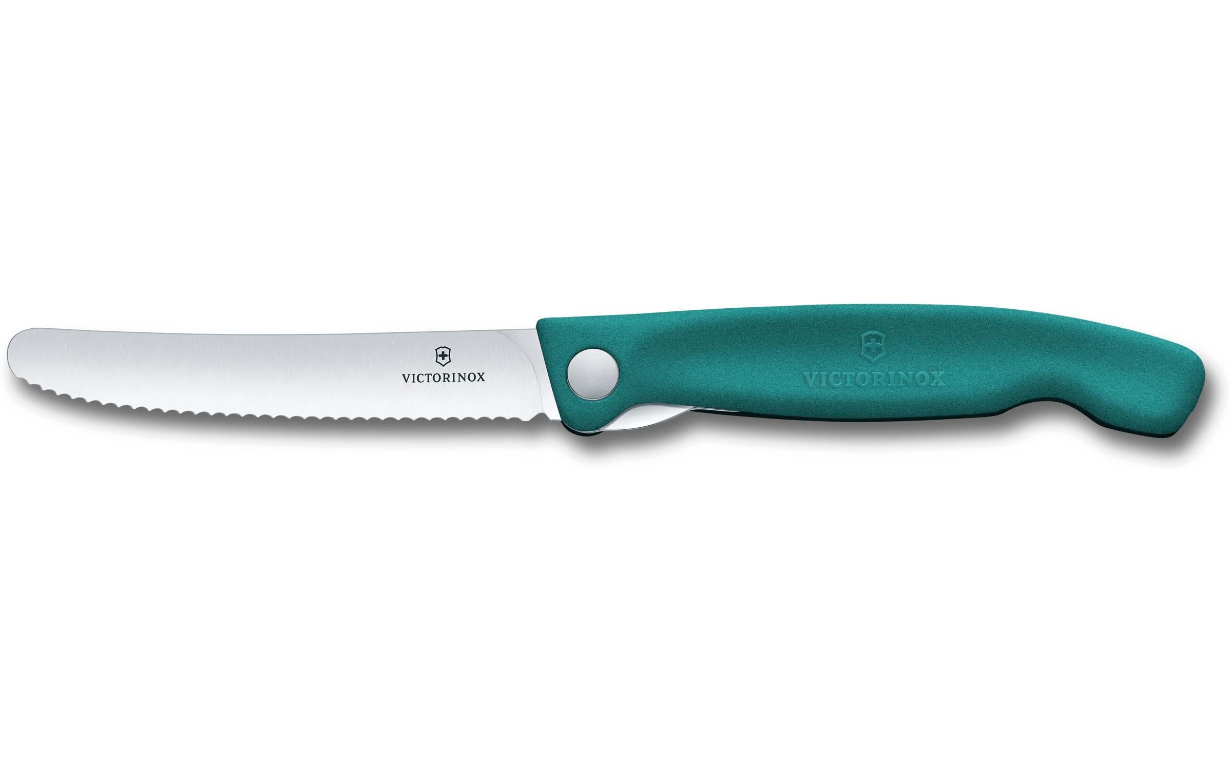 Victorinox Picknickmesser 11 cm, Edelstahl, Griff Polypropylen (PP), Grün