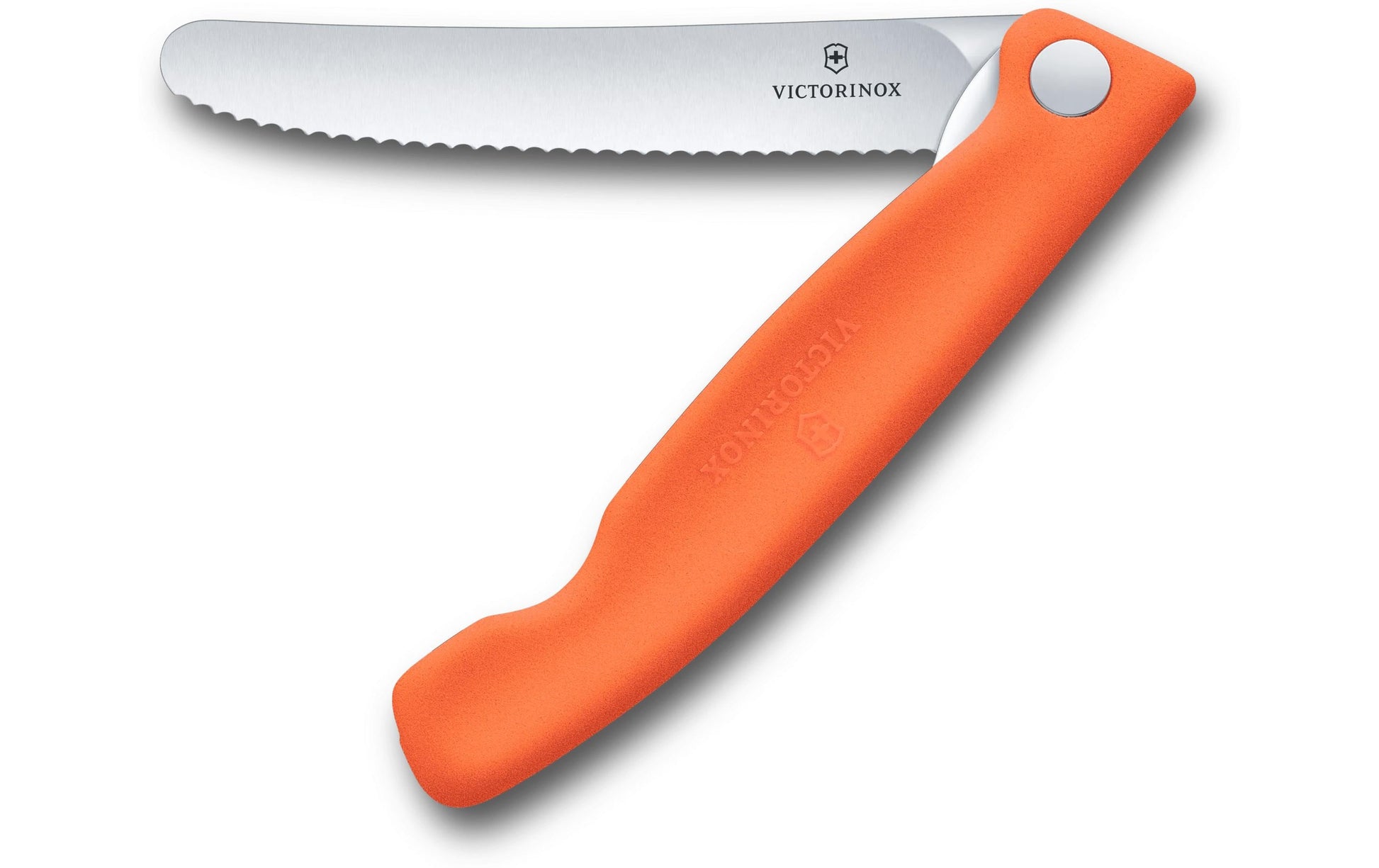 Victorinox Klappmesser 110 mm, Wellenschliff, Polypropylen, Orange