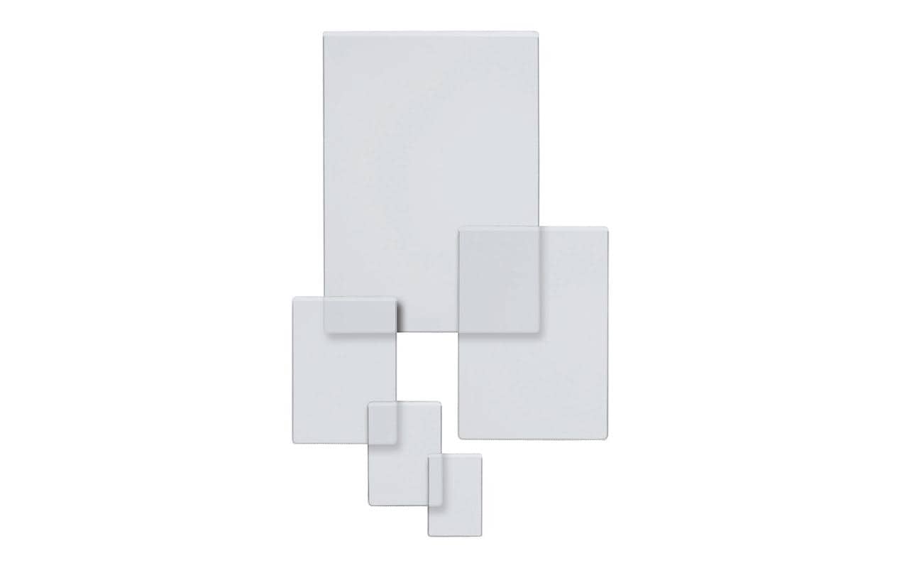 Kolma Stecketui – für A6 – 105 × 148 mm, Kunststoff, transparent – 3 Stück