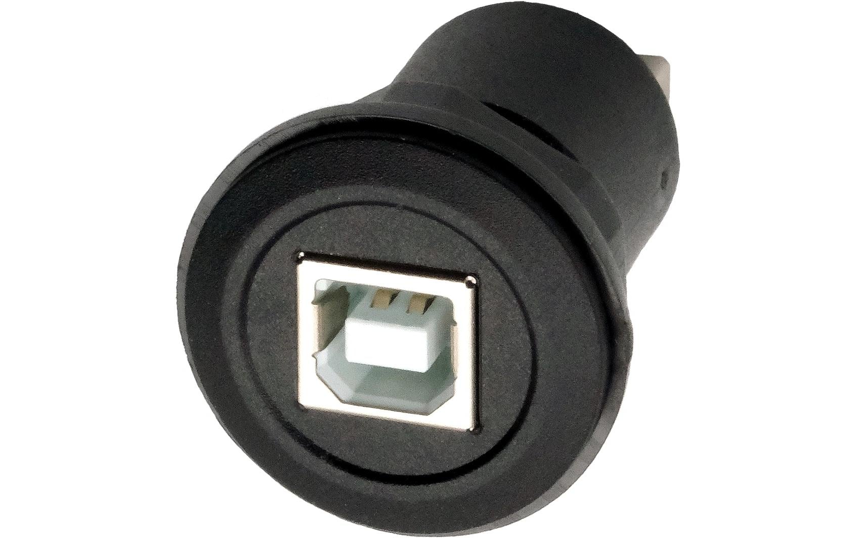 EXSYS USB-Adapter USB-B auf USB-A – USB 2.0 (480 Mbit/s) – Schwarz